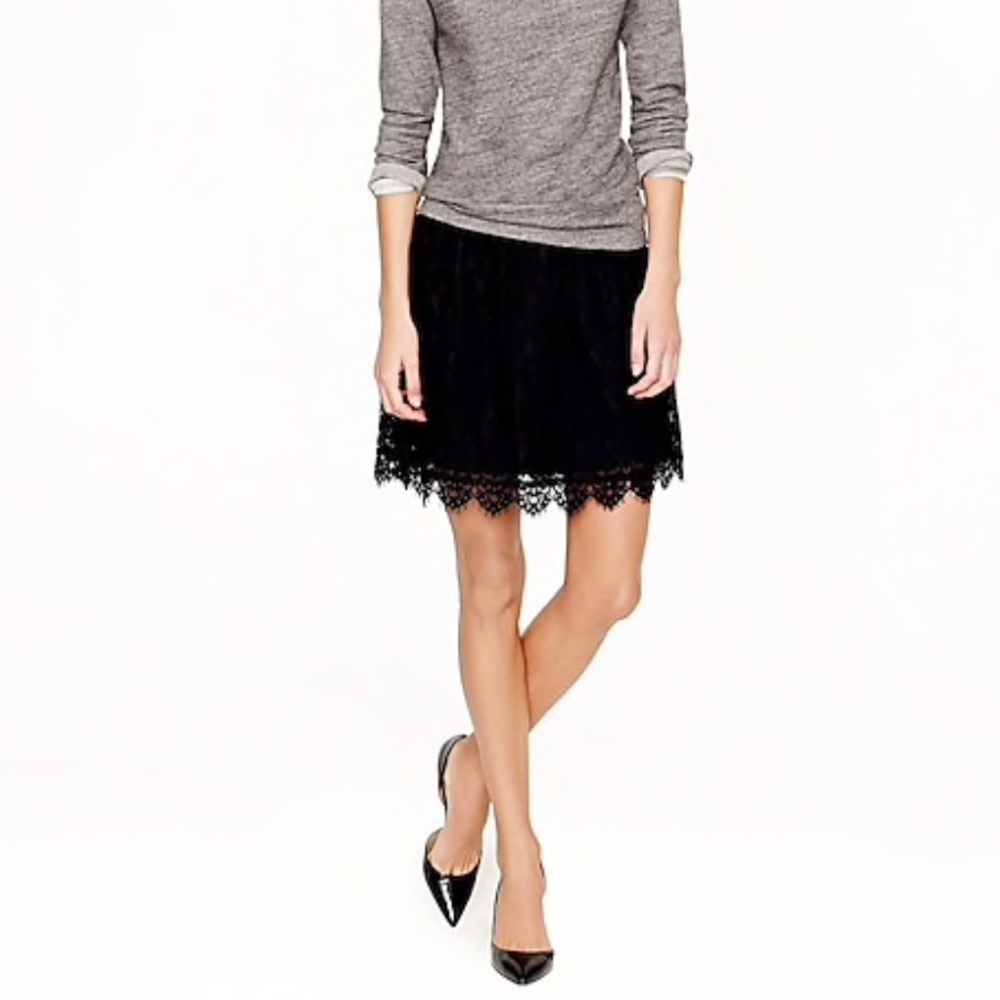 J. Crew Lace Skirt Size 2 NWT